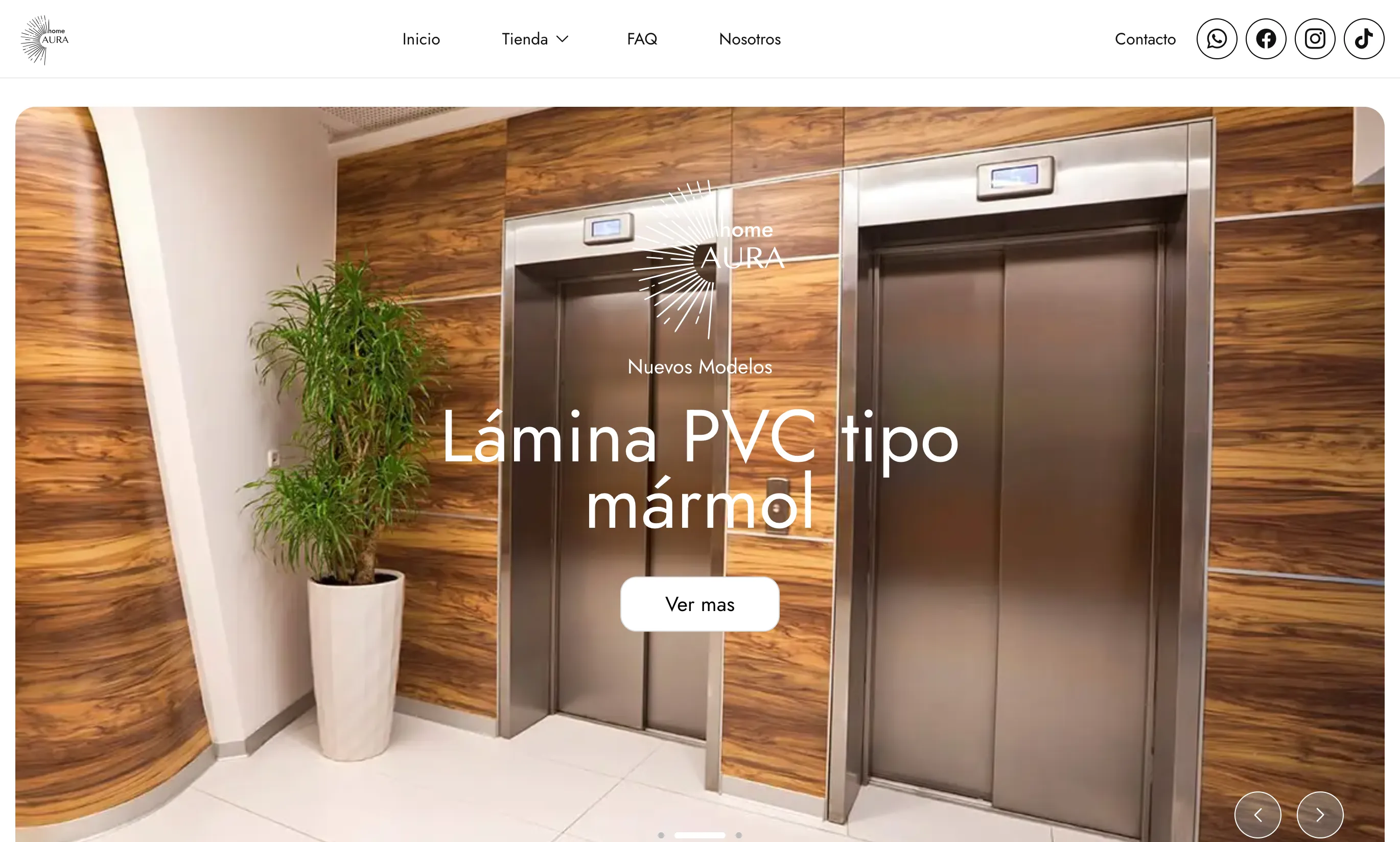 Home Aura — Lámina PVC tipo mármol